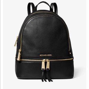 Black Micheal Kors backpack
